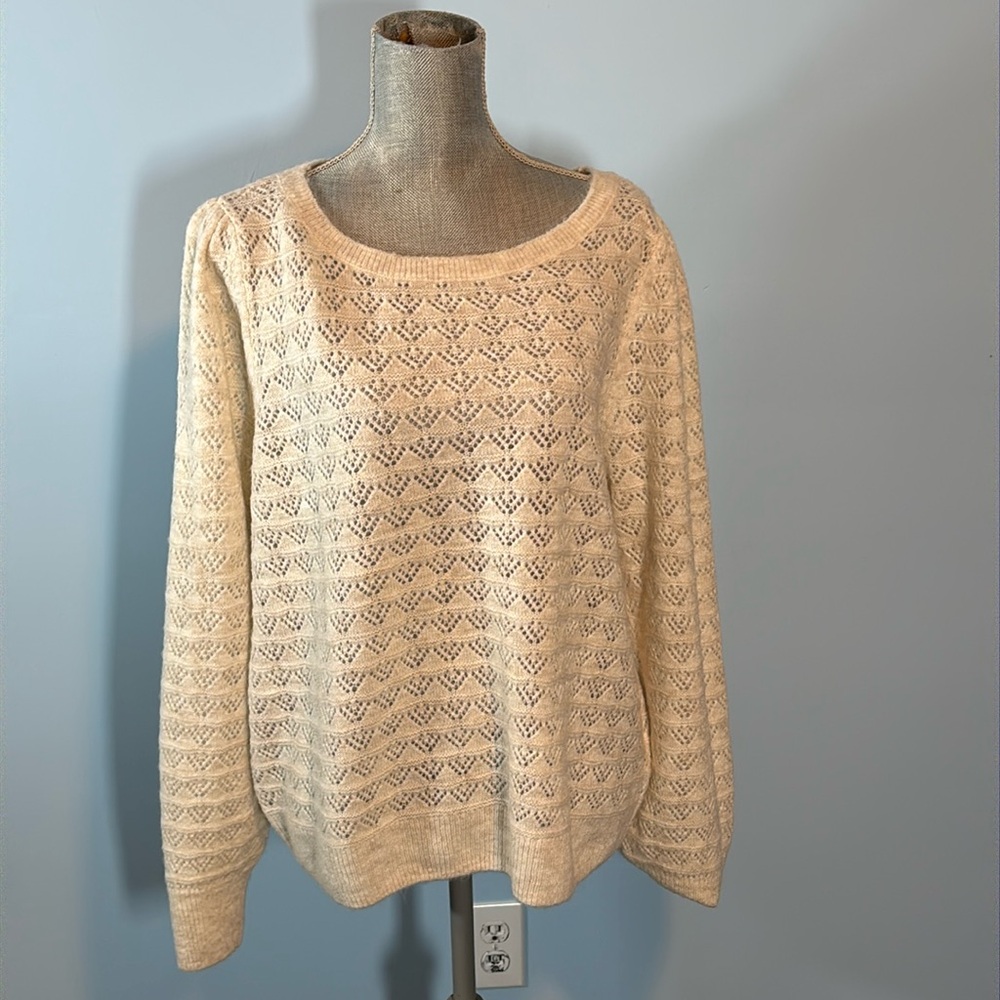 XXL cream RW&CO sweater